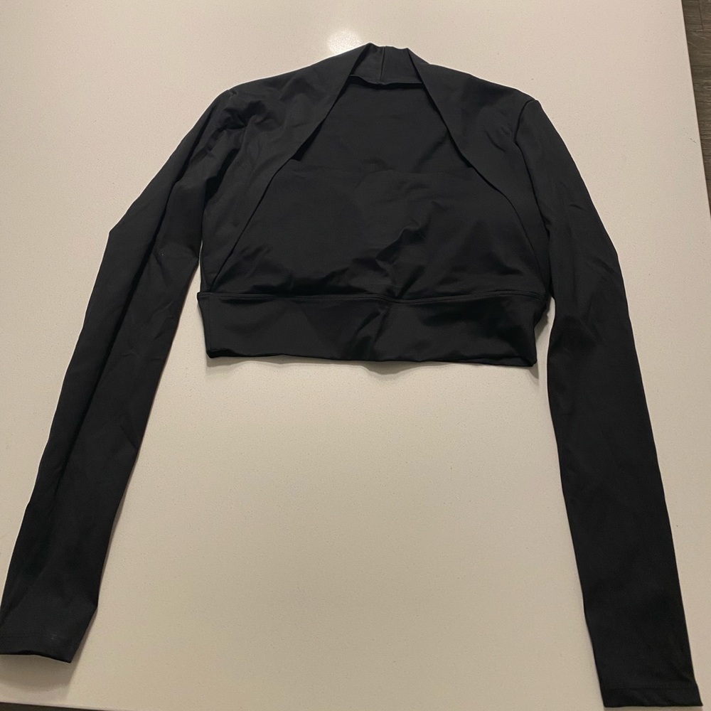 Cloudful™ Long Sleeve Thumb Hole Cropped Yoga Sports Top